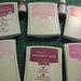 Destash: Stampin Up Six Stamp Pads in Pinks with 2 refills