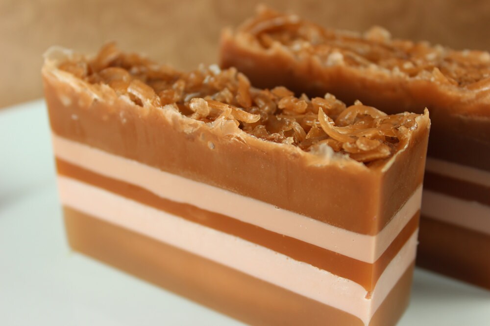 Dark Chocolate Caramel Ganache Soap