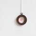 Vintage Carved Wood Round Frame - Locket