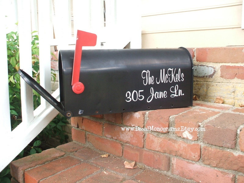 Personalized Address Vinyl Decal