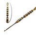 Handmade Wood Crochet Hook Sunny Skies Wood size E
