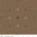 Dainty Blossoms Brown Dots - Fat Quarter