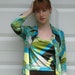 Vintage COLOR BLOCK TWINSET by kookai 1990s