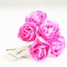 Wholesale 72 bubble gum pink paper flowers