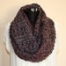 on SALE - Multicolor Angora Mohair Blend Sparkly Loop SCARF -Ready to Ship