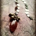Tribal Fusion Necklace - Fire Jasper and Odissi Beads