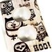 Light Switch Cover Wall Decor Owl Switchplate Switch Plate Outlet Plate in Owl Pals (701O)