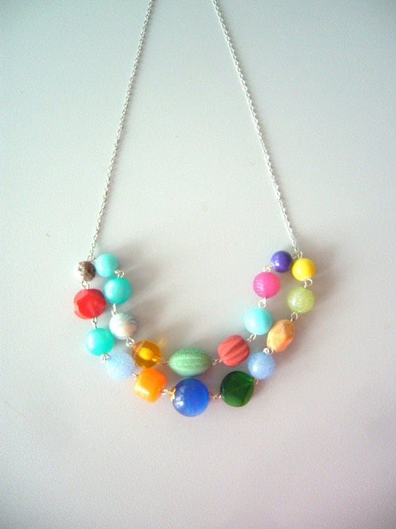 Candy multicoloured necklace