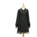 RESERVED vintage Black Cape Dress Coat