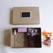 Roombox. Bedroom in a box with doll. Miniature. Children.