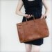 VINTAGE Brown Marbled Portfolio Case or Laptop Bag Pick Your Poison LUGGAGE