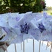 Pinwheel Cupcake Flags - Shabby Ashwell Lilac Purple Chic - 12 Fabric Cake Toppers, use for a Baby Shower, Birthday, or a party