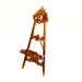 Vintage Brass Easel, Metal Frame, Art, Photograph Stand Display