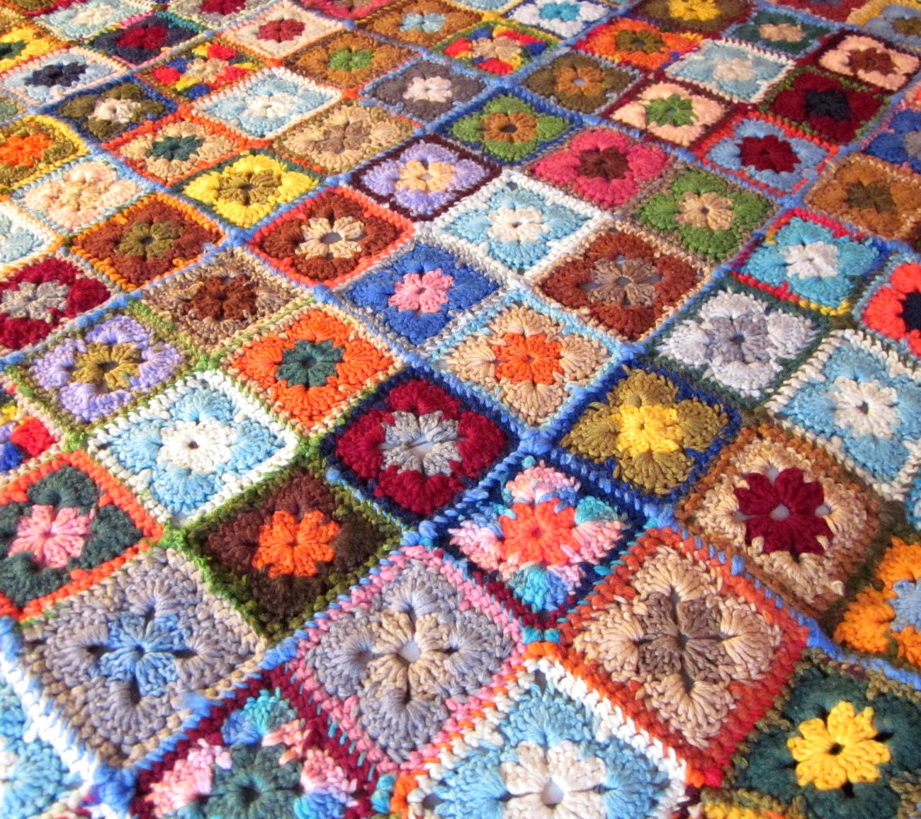 Daisy Cottage Designs Granny Square Blanket Crochet Pattern