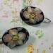 Dogwood Cabochon Barrettes