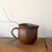 Vintage Rustic Studio Pottery Stoneware Pitcher