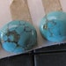 Four Natural Turquoise Cabs-10x12mm
