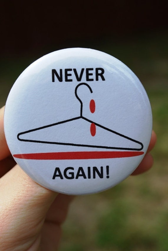 Pro Choice Feminist Abortion Coat Hanger by TheRadicalFeminist