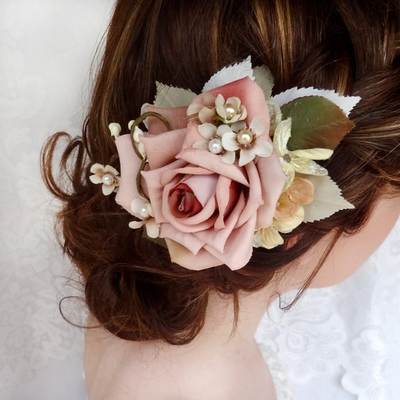 Vintage Flower Hair Clips 1