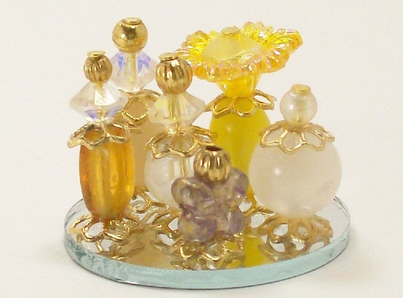 Dollhouse Miniature Perfume Bottle Collection Regal Elegance