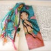 Caminando Sobre el Mar - Mermaid- Laminated Bookmark Handmade - Original Art by FLOR LARIOS