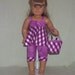 American Girl 18 inch Doll Pants Top and Tote Bag