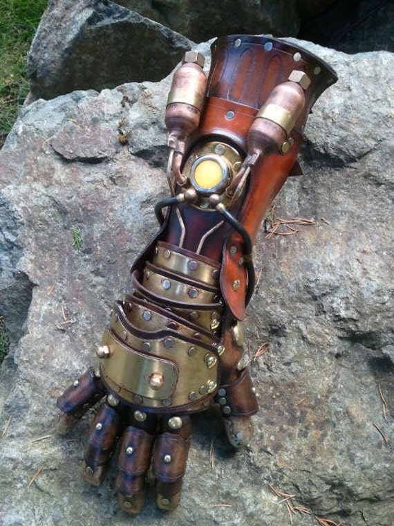 e coil shoes Glove arm Equalist Steampunk armor