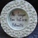 No Longer Two But One - Matthew 19:6 Circular Quilted Art
