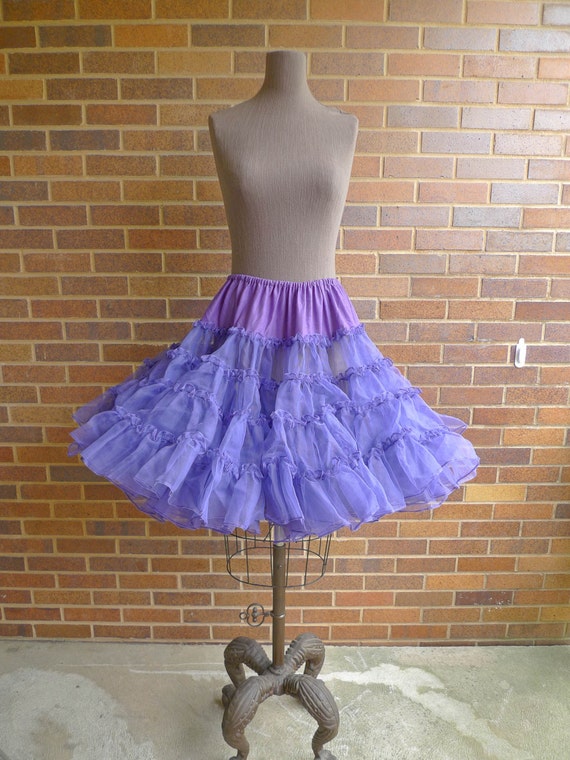 purple crinoline petticoat