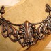 Art Nouveau Pendant from Trinity Brass in Antique Copper
