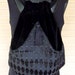 Backpack Black Harlequin Renaissance Backpack Black Velvet Book Bag Black Backpacks
