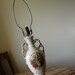 Ceramic table lamp, Porcelain and Gold, Colonial George and Martha Washington