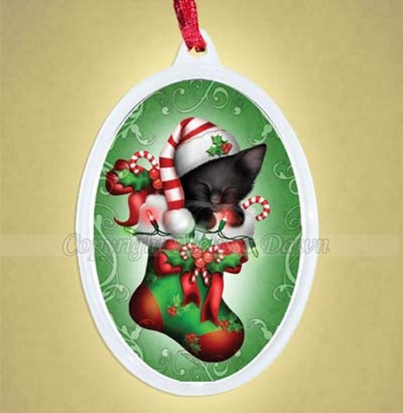 items similar to cat christmas ornament sleeping cat in items similar to cat christmas ornament sleeping cat in