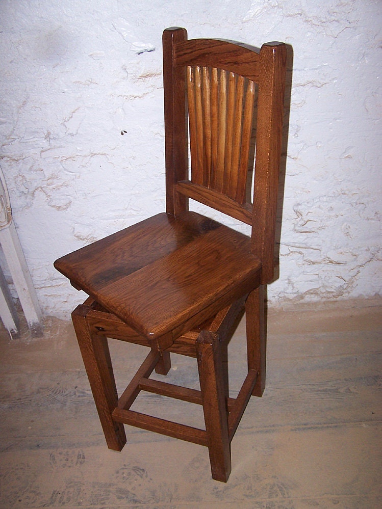 Oak Bar Stools With Backs Images