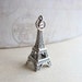 Eiffel Tower Pendant, Sterling Silver Pendant, Eiffel Tower Charm, 25mm, FALL SALE save 10% use code FALL10
