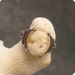 Vintage Shell Cameo Ring 800 Silver R4804