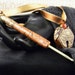 Eastlake Style Metallics Crochet Hook and Threadcutter Pendant Set