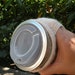 Jar Cozy - pint size - warm white with pocket