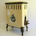 Reserved for Allison OKeefe & Merritt Heater / Antique / Enamelware / Cream Black Trim