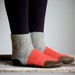Wool Slippers for Men & Women, Eco Friendly, women size 11, men size 10, wide width, Firefly