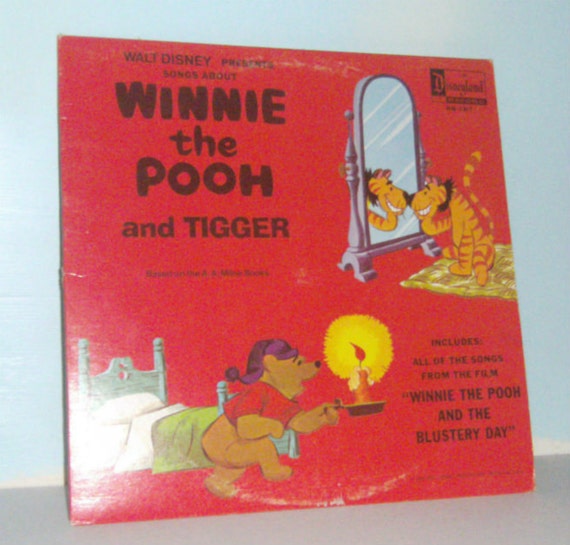 Vintage Disney Winnie The Pooh Album 1968 Blustery Day