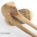RESERVED Birdseye Maple Wood Hair Fork 2 Prong Grahtoe Handmade