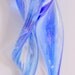 2 Hand Blown Art Glass Icicle Ornament Suncatchers by Riker Art Glass