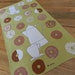 1950s Vera LB Coffee Donuts Towel RESERVED