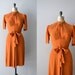 1930s dress / rayon 30s dress / The St. Louis Shag