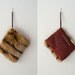 1940s handbag / sable fur 40s muff handbag / Sable Muff Purse