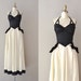vintage 30s dress / 1930s dress / Allegretto gown