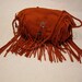 Burnt Western Sunset Fringed Bag