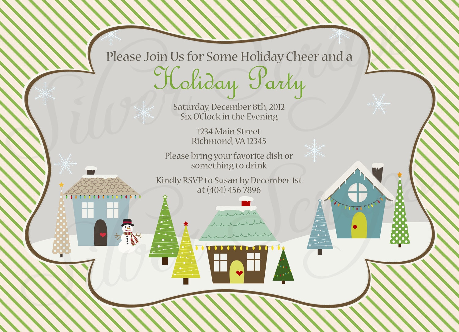 clipart christmas party invitations - photo #26