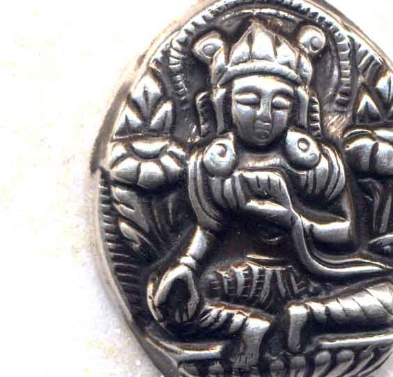 Green Tara Necklace Buddhist Tara Fertility Necklace